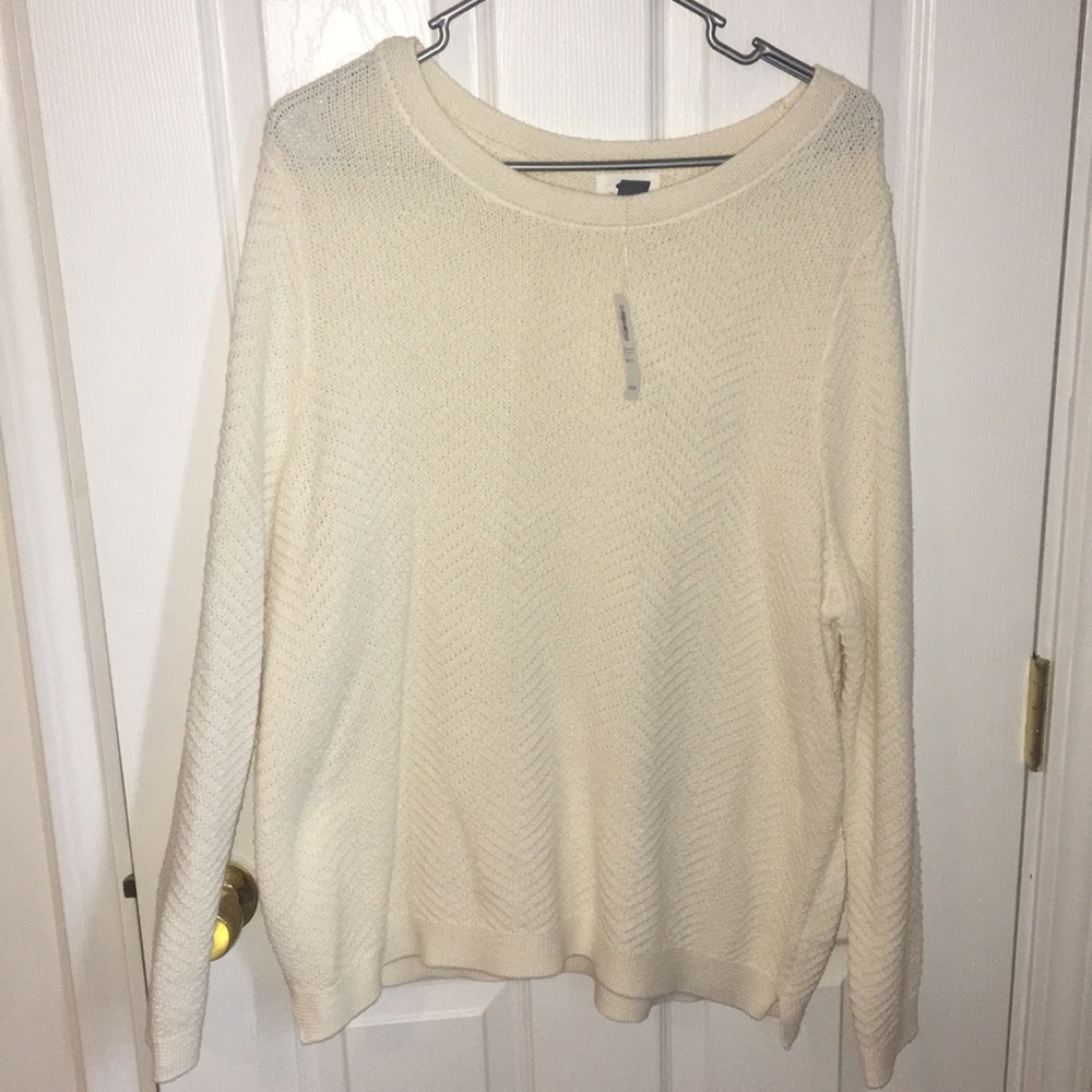 Cream Old Navy sweater